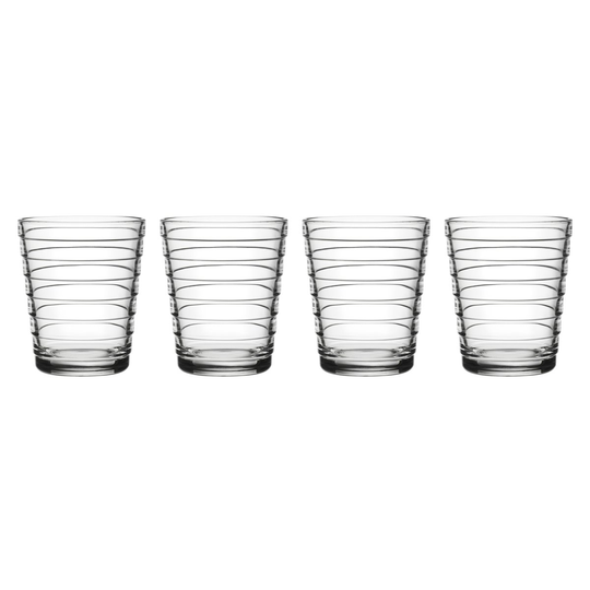 Aino Aalto juomalasi, 4-pakkaus 22 cl Kirkas