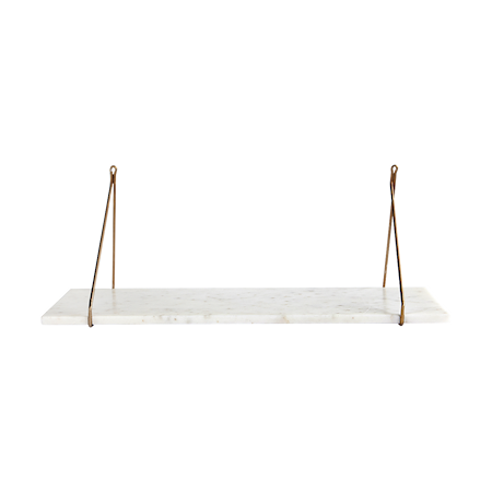 Marble Hylly Valkoinen Marmori 24x70 cm
