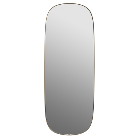 Framed peili iso Taupe-clear