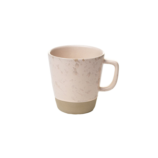 Raw kahvallinen muki, 30 cl nude pilkullinen