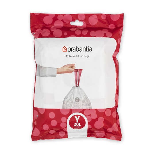 Brabantia PerfectFit -roskapussi 40 kpl 20 litraa