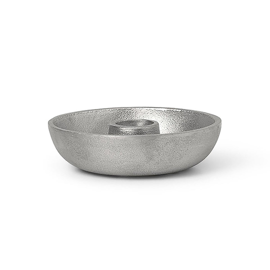 Bowl kynttilänjalka Ø10 cm Aluminium
