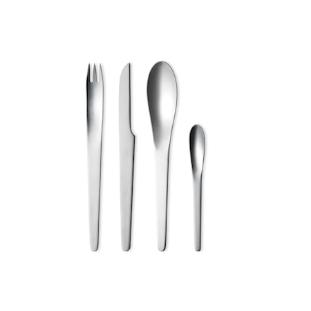 Arne Jacobsen Aterinsetti 16 osaa Ruostumaton Teräs