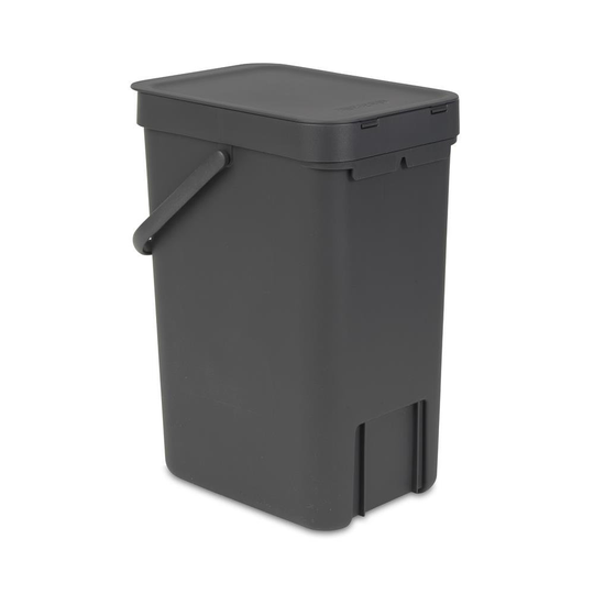 Sort & Go jäteastia 12 litraa harmaa