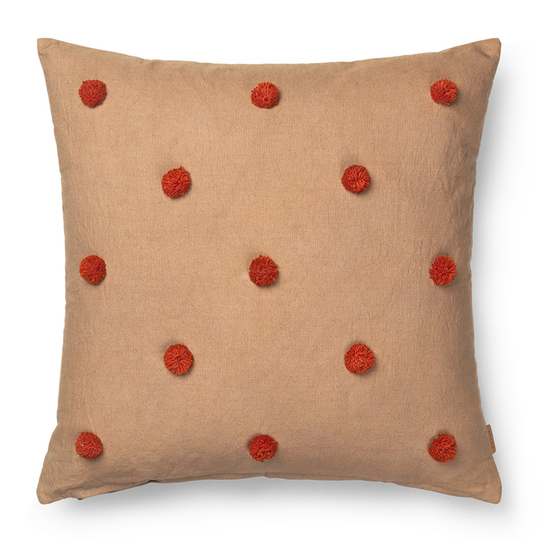 Dot tyyny 50x50 cm Camel-red
