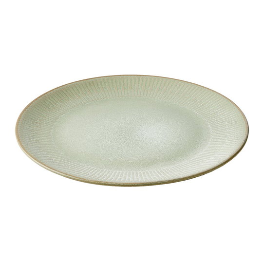 Relief lautanen 27 cm Vihreä