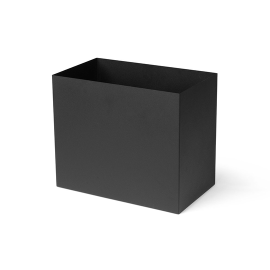 Ferm Living plant box pot large Black