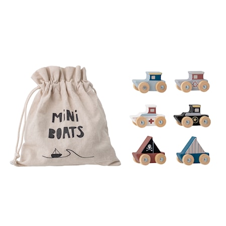Lissen Toy Boat, Multi-color, MDF