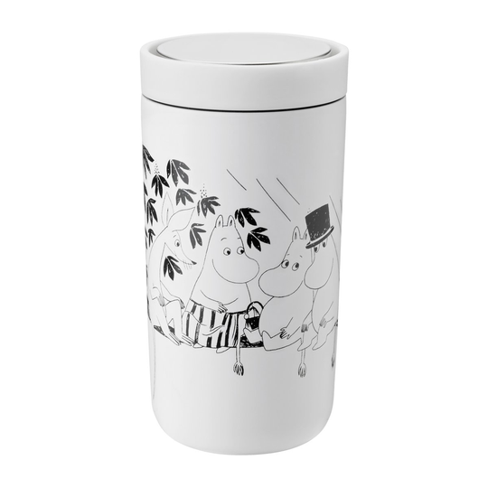 To Go Click Mumin muki 0,2 l Soft white-black