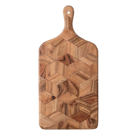 Bloomingville leikkuulauta kahvalla acacia 19x39,5 cm
