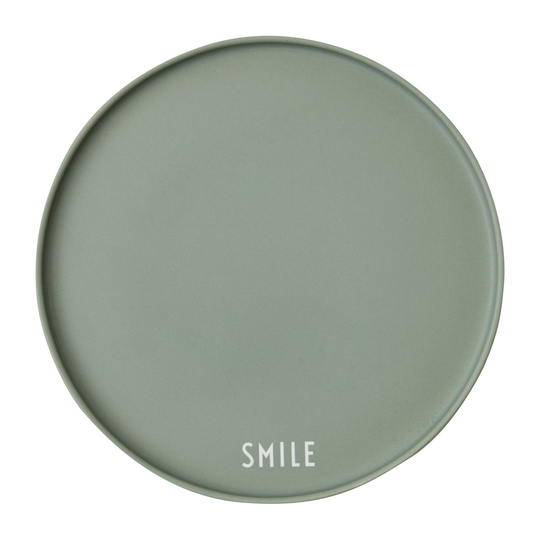 Design Letters suosikkilautanen Ø22 cm Smile-green