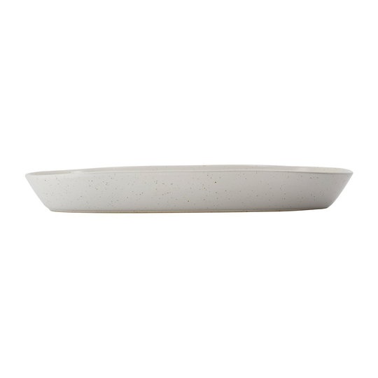 Pion tarjoilulautanen 19x38 cm Harmaa-valkoinen