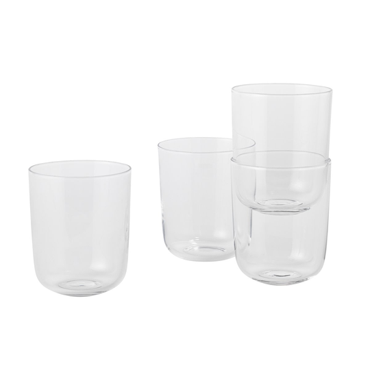Corky lasi korkea 4 kpl kirkas