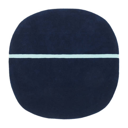 Oona matto 140 x 140 cm Sininen