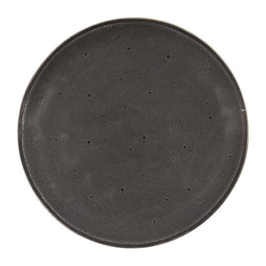 Rustic leipälautanen Ø 20 cm Tummanharmaa
