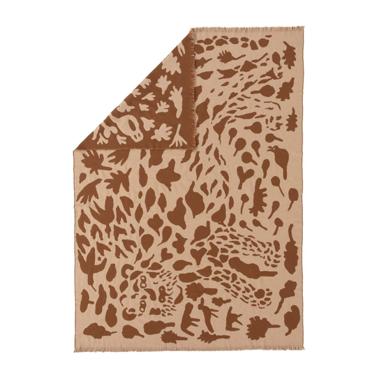Oiva Toikka Cheetah villahuopa 130x180 cm Ruskea