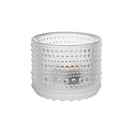 Kastehelmi kynttilälyhty 64 mm huurrettu