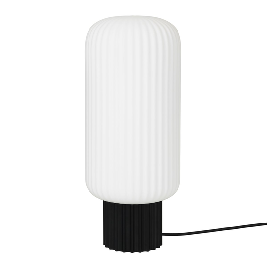Lolly pöytävalaisin Musta-valkoinen-39 cm