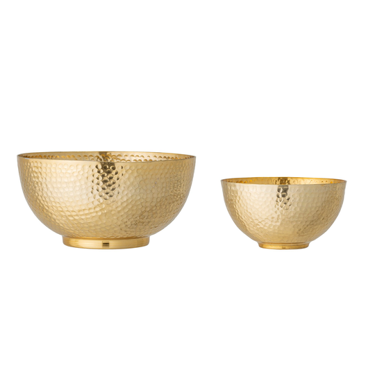 Bloomingville - Camelia Bowl set - Gold (82049383)