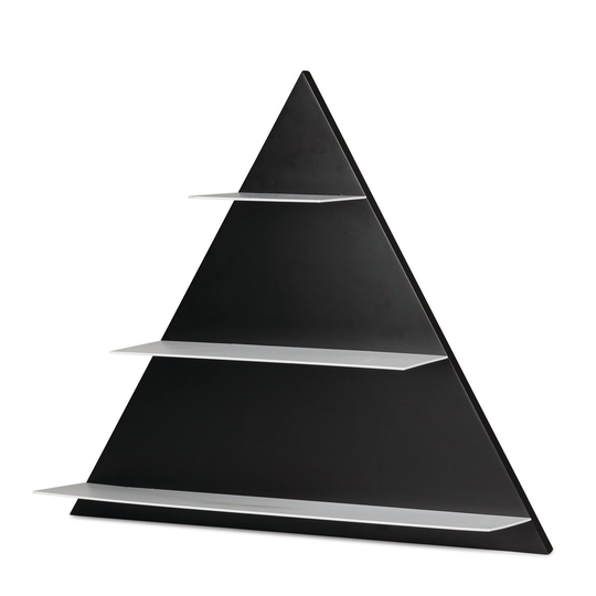 Design Letters hylly Triangle musta