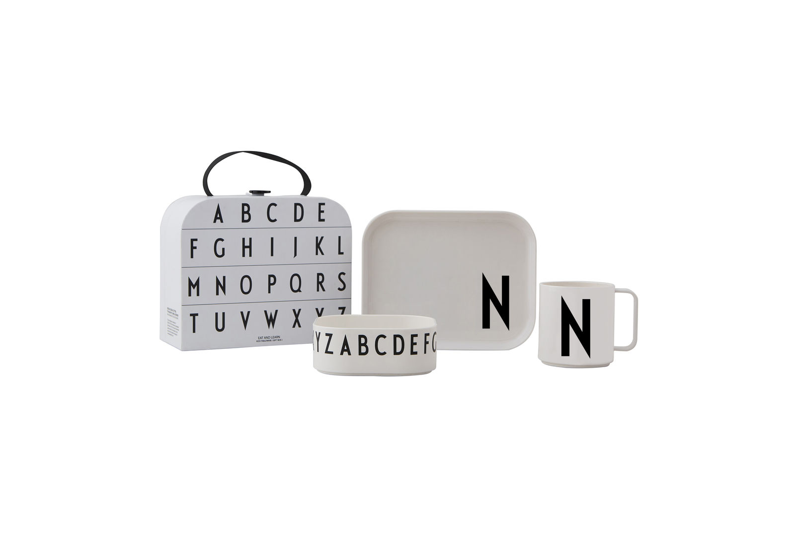 ​Design Letters - Gift Box Tritan Eating Set - N (20201500N)