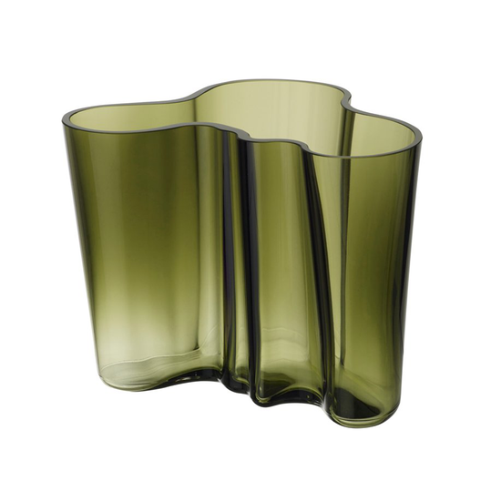 Alvar Aalto vase moss green 160 mm