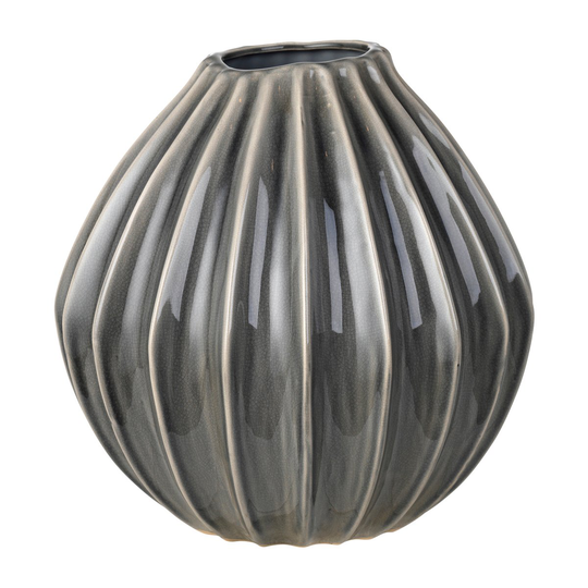Wide maljakko smoked pearl 30 cm