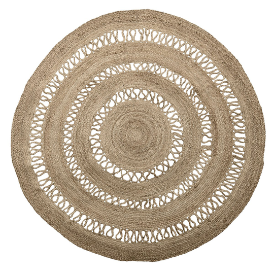 Bloomingville -juuttimatto pyöreä Ø182 cm luonnollinen