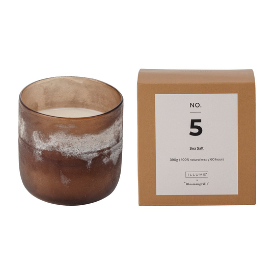 NO. 5 Sea Salt -tuoksukynttilä 390 g + Lahjarasia