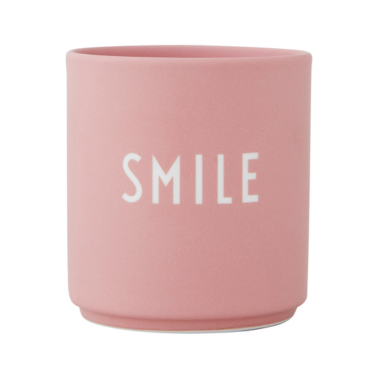 Design Letters suosikkikuppi 25 cl Smile-old rose