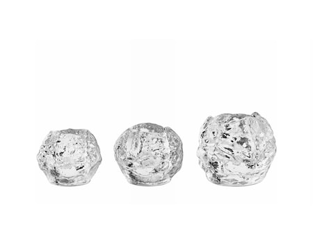 SNÖBOLL Kynttilälyhty 3-Pack
