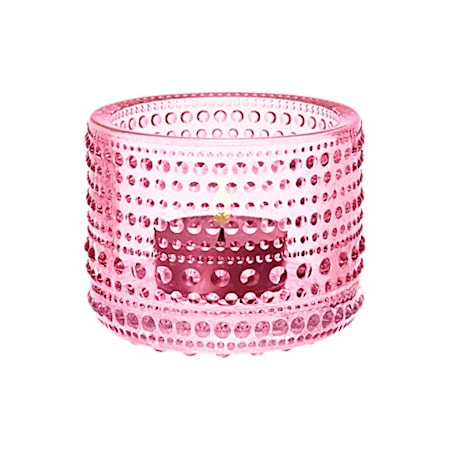 Kastehelmi Kynttilälyhty 64 mm vaalea pinkki