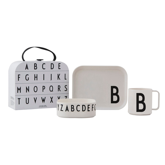 Design Letters lasten tarjoilusetti B