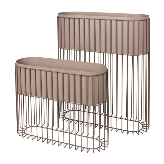 Fenja kukkalaatikko setti Simply taupe warm grey