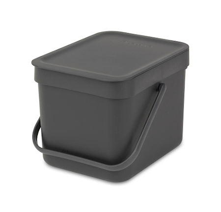 Biojäteastia 'SORT & GO' 6 L antracit