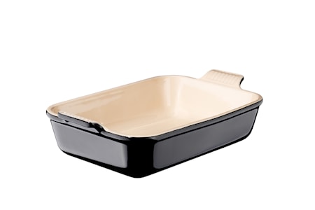 Heritage Suorakulmainen Uunivuoka 31 cm Black