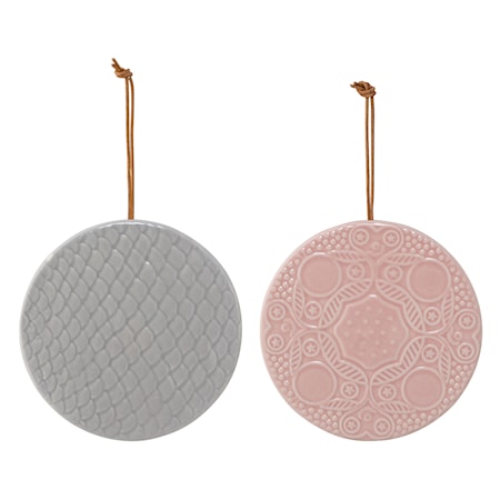 Seinäkoriste Kivitavaraa 12cm Rosa/Harmaa Lajittelematon Kappalettain