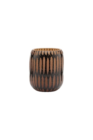 Maljakko Pimpri Musta/Ruskea 12 cm