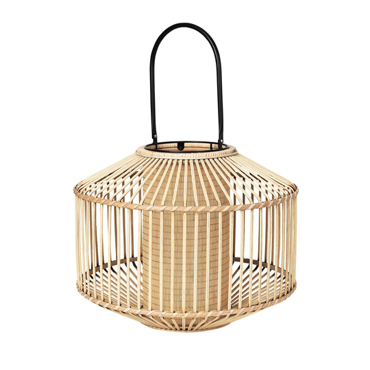 Flax lyhty bambu Suuri