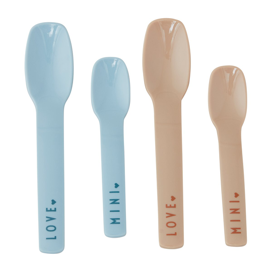 Design Letters lusikka suosikki mini 4 osaa Light blue