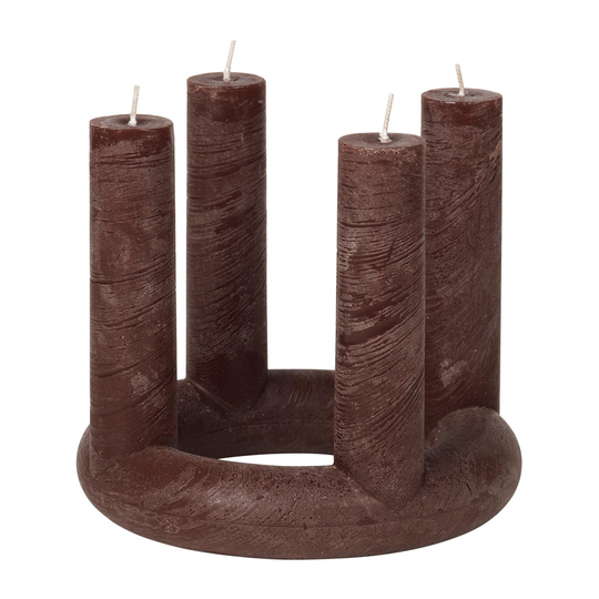Lucia adventtikynttilä Madder brown