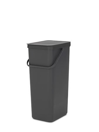 Sort & Go Jätesäiliö Harmaa 40 litraa