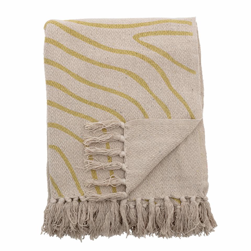 Bloomingville - Dami Plaid 130x160cm - Yellow