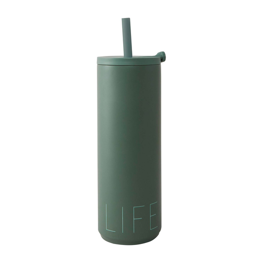 Travel Life -termospullo pillillä 50 cl Myrtle green