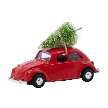 MINI Xmas car Punainen