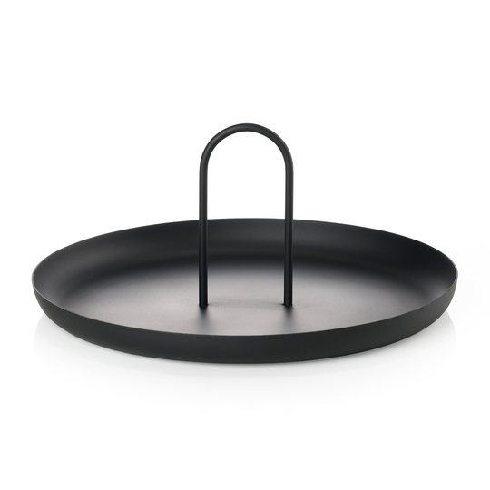 Singles tarjotin kahvalla Ø 30 cm Black