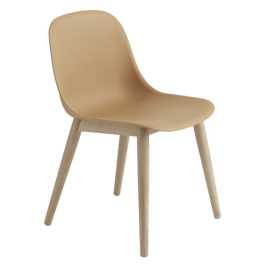 Fiber Side Chair tuoli Ochre-oak