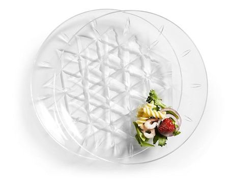 Picknick Lautanen Läpinäkyvä 26cm 2-Pakkaus