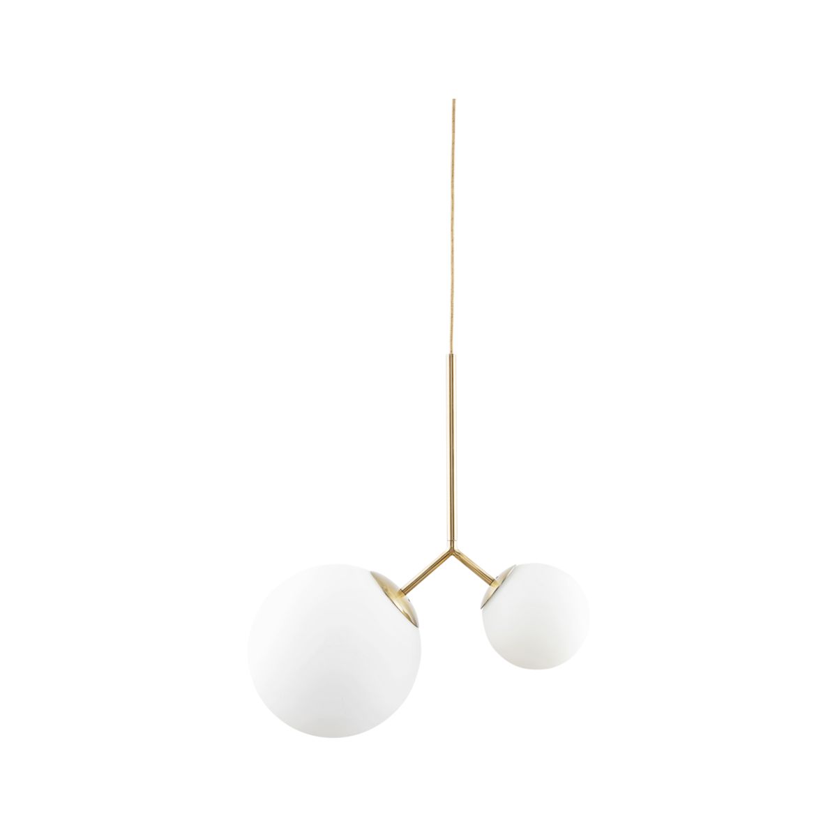 House Doctor - Twin Lamp - White/White (GB0105)