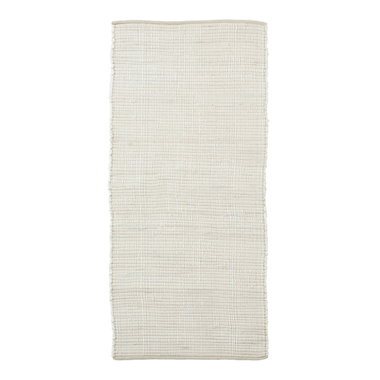 Chindi matto 70x160 cm Valkoinen